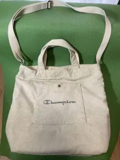 Champion コーデュロイ トートバッグ ベージュ