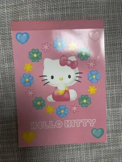 ハローキティ　レトロ　メモ帳
