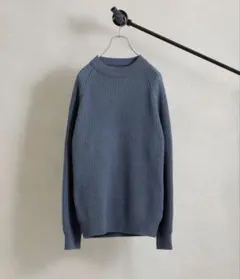 UNITED TOKYO Soft touch 畦クルーネックニット