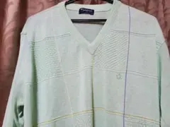 Munsingwear Vネックニット セーター ライトグリーンのサムネイル