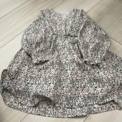 a.v.v 花柄 七分丈ワンピース バースデイ90サイズ