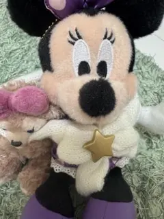 ディズニー ミニー シェリーメイ ぬいぐるみバッジ ぬいば
