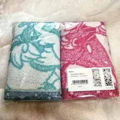 ディズニー　フェイスタオル2枚セット