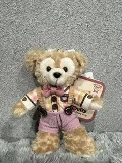 ダッフィー ぬいぐるみバッジ バレンタイン スイートダッフィー 2017