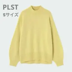 PLST エクストラファインメリノウールミドルゲージタートルネックセーター