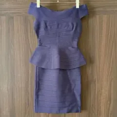 Herve leger エルベ レジェ ストレッチ ワンピース S - メルカリ