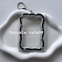 デコフレーム☆トレカケースキーホルダー ブラック