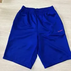 Reebok 青 ショートパンツメンズＬ　体操着ハーフパンツ美品