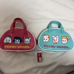 オサムグッズ　ボストン型ポーチ　原田治　２つセット