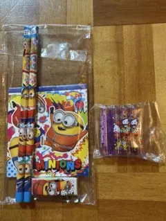 文房具セット　ミニオンズ　キャップ（ユニバーサルスタジオジャパン）