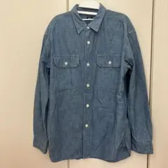 UNIQLO デニムブルー 長袖シャツ S