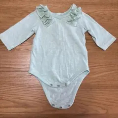プティマイン フリルロンパース 70cm