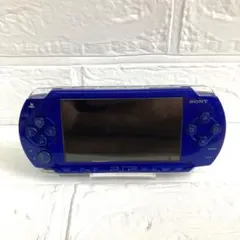 【動作品】 SONY PSP 1000 本体 メタル ブルー