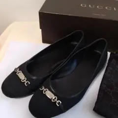 GUCCI　GG柄　フラット　パンプス　サイズ36のサムネイル