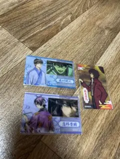 銀魂 クリアカード 志村新八 、 高杉晋助 、 坂本辰馬 3点セット