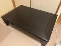 カリモク 年輪 座卓 テーブル ビンテージ家具 最終値下げ - メルカリ