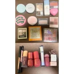 リップ、チーク、アイシャドウパレットなど21点コスメセット