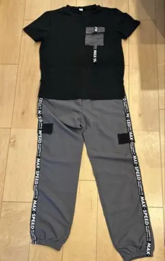 SHEIN セットアップ　半袖長ズボン　サイズ13-14Y