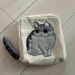 夜は猫といっしょ おすわりキュルガポーチのサムネイル