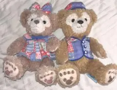 TDS ダッフィー シェリーメイ ぬいぐるみ SS シー 15周年 限定品