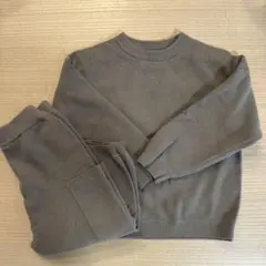 ZARA kids 2-3歳用　カーキ ニットセットアップ