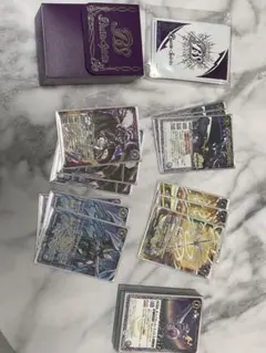 バトルスピリッツ 公式デッキケース紫 ガレット再現デッキ スリーブ