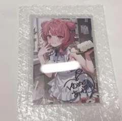 ぶいすぽっ！　夢野あかり　直筆サイン入りポストカード