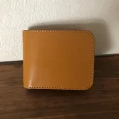 フリッカー 1ブライドルレザー ダブルバット コンパクト 財布 ナチュラル