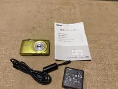 良品　Nikon COOLPIX S3100 シャンパンシルバー　箱　説明書付き Nikonデジタルカメラ COOLPIX S3100