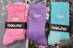 BALLHO バスケットボールソックス 3足セットミドル丈のサムネイル