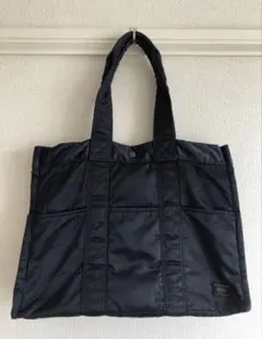 ヘッドポーター　タンカー　トートバッグ　ネイビー