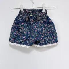 sunny Landscape 花柄ショートパンツ キュロット 花柄パンツ 80