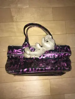 サマンサタバサ トートバッグ ディズニーコラボ ハンドバッグ ミッキーチャーム