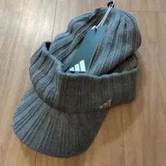 新品！アディダス ゴルフadidas グレー ニットキャップ