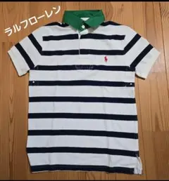 Ralph Lauren ストライプ ポロシャツ 半袖