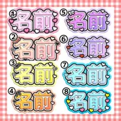 ミニネームボードのオーダーシート ミニネームボードのオーダーシート