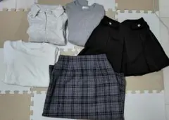 レディース服 5着 まとめ売り セット販売　Ｍ～Lサイズ トップス　スカート