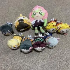 鬼滅の刃　はぐキャラ、ふわコロ、ぬいぐるみ9点セット 炭治郎 善逸 義勇 蜜璃他