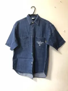 STUDIO SEVEN × GU デニム半袖ワークシャツ