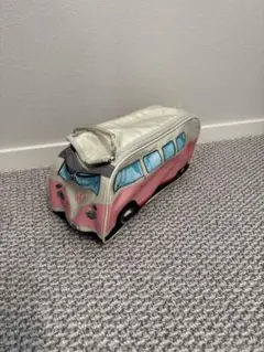 フォルクスワーゲン Volkswagen t1 バス型貯金箱 カラフル 陶器製 