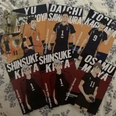 ハイキュー!! ポストカード6枚　クリアシール2枚セット