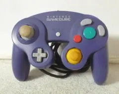 動作未確認　ニンテンドーゲームキューブ用純正コントローラー　バイオレット　訳あり
