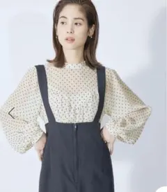 新品未使用【ROPE】ブラウス　M