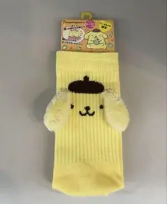 ポムポムプリン　耳付きソックス　靴下　レディース
