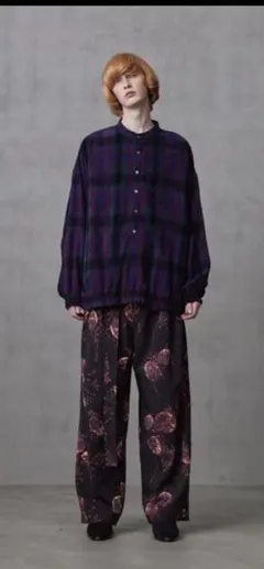 SHAREEF シャリーフ　MOLE CHECK L/S PULLOVERのサムネイル
