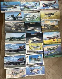 戦闘機プラモデル 8個セット ハセガワ イマイ 日本軍機 月光 隼など