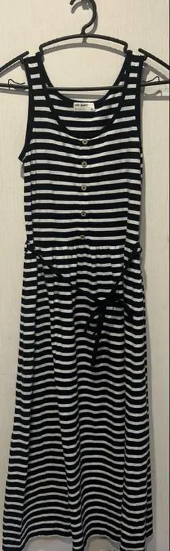 cutie beauty ボーダー ロングワンピース M