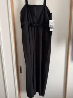 アベイル えんどぅーコラボ 4L ブラック サロペット