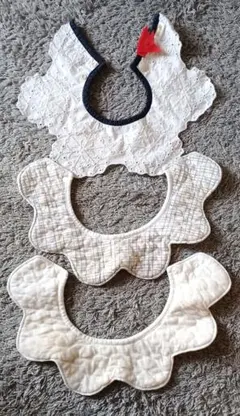 値下げ【匿名配送】送料無料　スタイ　3枚セット　おしゃれ