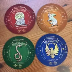 ハリー・ポッター コースターセット 4種　寮